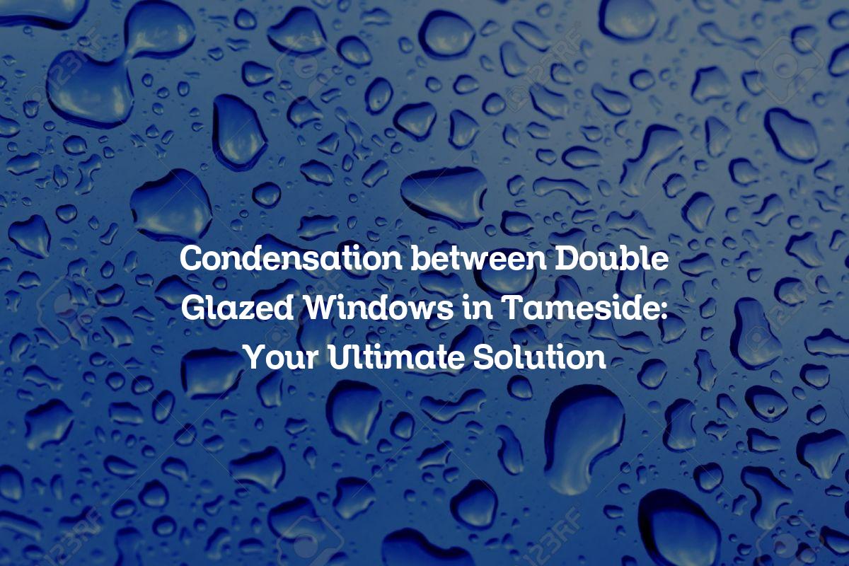 Condensation between Double Glazed Windows in Tameside: Your Ultimate